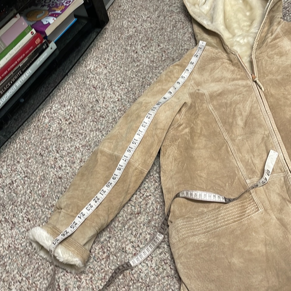 Men's Tan Hooded Jacket - Picture 5 of 11